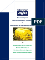 Ramachandrapuram Industry Oriented Mini-Project Report On Manufacturing of Turbo Alternator at BHEL