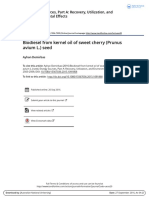 Biodiesel From Kernel Oil of Sweet Cherry (Prunus Avium L.) Seed