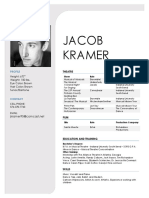 Professional Film Resume