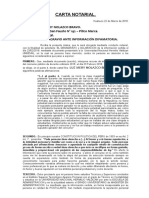 Carta Notarial Matos