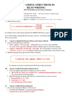 Some Useful Structrues in Ielts Writing