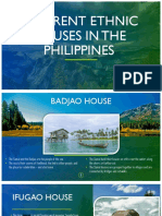 Different Ethnic Houses in The Philippines