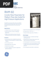 Coriolis Mass Flowmeter For Medium Flow Also Suited For High Pressure Applications