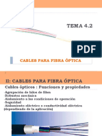 Tema - 4.2 - Cables de Fibra Optica