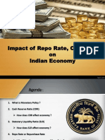 Impact of Repo Rate, CRR, SLR On Indian Economy