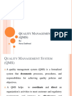 Q M S (QMS) : Uality Anagement Ystem