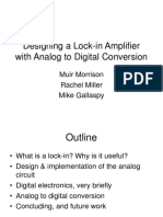 Designing A Lock-In Amplifier With Analog To Digital Conversion