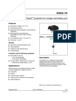 Esda-1K: EOS and ESD Transil™ Protection For Charger and Battery Port