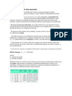 Tabla de Frecuencia de Datos Agrupados