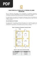 Características Técnicas de La Vivienda de Adobe Reforzado