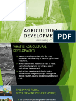 Agricultural Development: Janina I. Mamalo