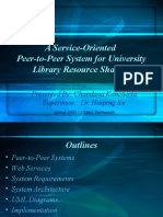 A Service-Oriented Peer-to-Peer System For University Library Resource Sharing