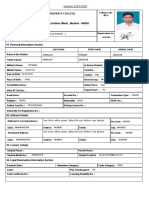 Course Applied For: Admission Date:: Bhavan'S College