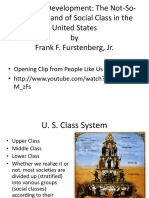 Diverging Development Class Matters Frank F. Furstenberg