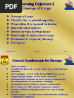 Learning Objectives 2 Stowage of Cargo: KNR/01-2003 Sp-Sma Slide 1