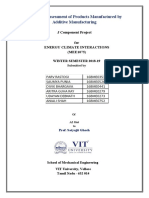 LCA of Additive Manufacturing Product