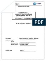 Site Survey Report: Globe Phase - Capacity and Coverage Enhancement Project Site Facility Preparation