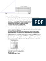 Stock Valuation