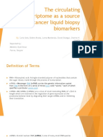 The Circulating Transcriptome As A Source of Cancer Liquid Biopsy Biomarkers