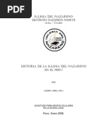 Historia de Iglesia Del Nazareno Pemo 2008 PDF