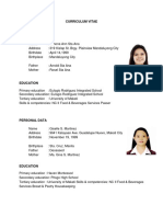 Curriculum Vitae