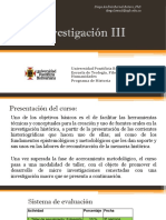 Presentación Investigación III - Proyecto UPB Innova