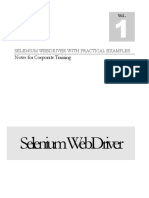 Selenium Webdriver Notes