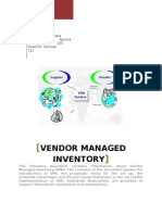 Vendor Managed Inventory Finale