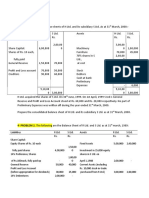 Practice - Exercise Consolidated - Balance - Sheet 17 06 2014