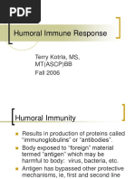 Humoral Immune Response