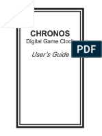 Chronos: User's Guide