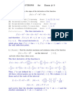 Solutions For Exam # 3: F (X) X 9x + 24x F F F F X