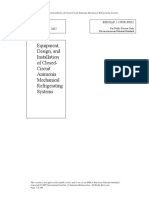 Equipment, Design, and Installation of Closed-Circuit Ammonia Mechanical Refrigerating Systems