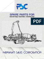 Spare Parts For: Padmavati Sales Corporation