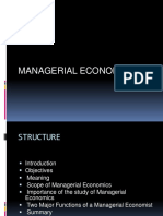 Introduction To Managerial Economics