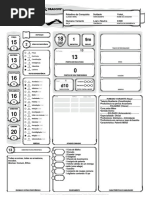 (FICHA) - Humano Variante Paladino Da Conquista - Do Miquieias