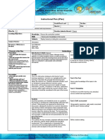 Instructional Plan (Iplan) : Talugtug National High School