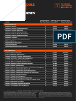 Business Courses: 2019 Fee Schedule For Domestic Students