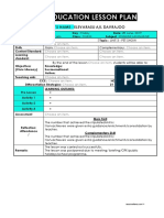 Civic Education Lesson Plan Template For English Subject (Y1-Y3)