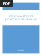 Resource Allocation in Servicenow