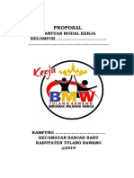 Format Proposal Ekonomi Kreatif BMW Banjar Baru 2019