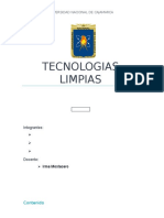 Tecnologias Limpias Informe PDF