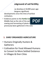 Early Organize Agriculture