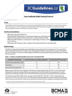 Antinuclear Antibody (ANA) Testing Protocol: Scope