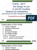 IEEE STD 1818-2017 Guide For The Design of Low Voltage AC and DC Auxiliary Systems For Substations