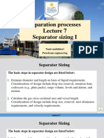 Separation Processes Separator Sizing I: Nazir Mafakheri Petroleum Engineering