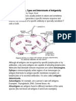 September 26, 2018 by Sagar Aryal: Antigen-Properties, Types and Determinants of Antigenicity