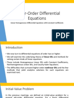 Higher-Order Differential Equations