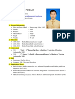 Yonky Candra Pradana: 1. Personal Information