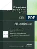 Hydrometeorological Phenomenon and Hazards 